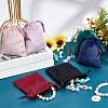 24Pcs 6 Colors Velvet Jewelry Drawstring Bags TP-HY0001-05A-4