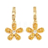 Brass Micro Pave Cubic Zirconia Pendants CU-CBAA6E8-14G-02-1