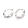304 Stainless Steel Pendant Cabochon Settings X-STAS-T067-17P-2
