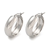 Tarnish Resistant 202 Stainless Steel Hoop Earrings EJEW-H003-38P-07-1