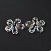 Plated UV Acrylic Beads TACR-S161-04-3