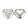 Non-Tarnish 316 Surgical Stainless Steel Locket Pendants X-STAS-C026-01P-2