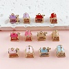 Alloy Enamel Pendants ENAM-A012-18G-1