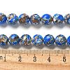 Dyed Synthetic Imperial Jasper Beads Strands G-C168-02E-5