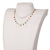 Brass Enamel Pendant Necklaces NJEW-JN03225-4