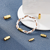 32Sets 4 Style Brass Locking Tube Magnetic Clasps KK-SC0002-88G-4