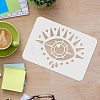 Large Plastic Reusable Drawing Painting Stencils Templates DIY-WH0202-065-3