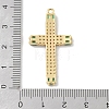 Rack Plating Brass Micro Pave Cubic Zirconia Pendants KK-A224-16G-04-3