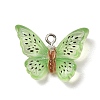 Transparent Resin Pendants RE-CBA5B90-03C-1