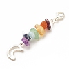 Chakra Theme Natural Gemstone Pendant Decorations LS-X-HJEW-JM00645-02-3