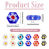 Handmade Millefiori Lampwork Beads Strands LAMP-TADJ0001-02A-2