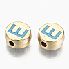 Alloy Enamel Beads ENAM-S122-029E-A-RS-2