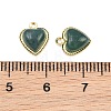 Natural Moss Agate Pendants GG-CBA110A-01G-3