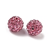 Polymer Clay Rhinestone Beads RB-C1438-10mm-A23-2