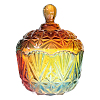 Glass Candy Storage Box HOUS-WH0007-008B-1