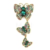 Alloy Rhinestone Lapel Pin Brooches JEWB-B042-03C-1