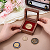 Wood Medal Storage Magnetic Boxes CON-WH0107-137-3