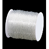 0.8mm Crystal Polyester Threads Transparent Jewelry Bracelet Beading Wire Cords EW-PH0001-0.8mm-02-8