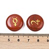 10Pcs 10 Styles Natural Red Jasper Cabochons G-G193-03F-3