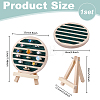 Round Wooden Ring Display Easels RDIS-WH0032-005B-2