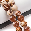 Natural Fire Crackle Agate Beads Strands G-G163-A01-03-2