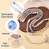 3 Colors 3 Strands Electroplate Glass Beads Strands EGLA-TA0013-51B-4