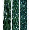 Electroplate Opaque Solid Color Glass Beads Strands EGLA-A044-P2mm-L09-2