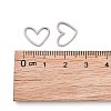 Non-Tarnish 201 Stainless Steel Linking Rings X-STAS-R111-LA105-01-4