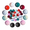 120Pcs 8 Colors Transparent Glass Cabochons GLAA-SZ0001-38-6