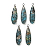Dyed Synthetic Imperial Jasper Pendants GG-CBAA20A-06P-02-1