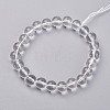 Natural Quartz Crystal Stretch Bracelets X-G-N0268-02-1