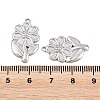 304 Stainless Steel Pendant Setting for Enamel STAS-L317-18P-3