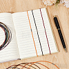 20Pcs 10 Colors Round Nylon Notebook Elastic Bands OCOR-GF0006-52-7