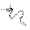 201 Stainless Steel Cable Chain Necklaces NJEW-L124-015P-3