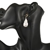 Natural Baroque Pearl Keshi Pearl Dangle Earrings EJEW-JE07499-3