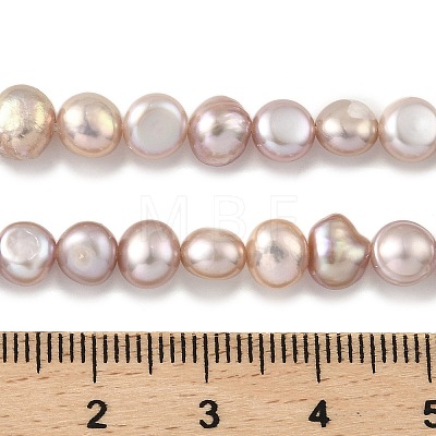 Natural Cultured Freshwater Pearl Beads Strands PEAR-A006-04F-1