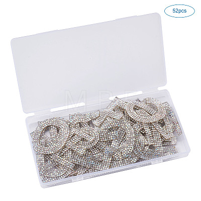 Craftdady Glitter Hotfix Rhinestone DIY-CD0001-10E-1