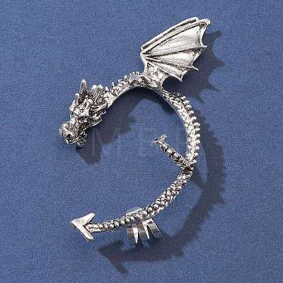 Alloy Dragon Cuff Earrings EJEW-FS0001-08-1