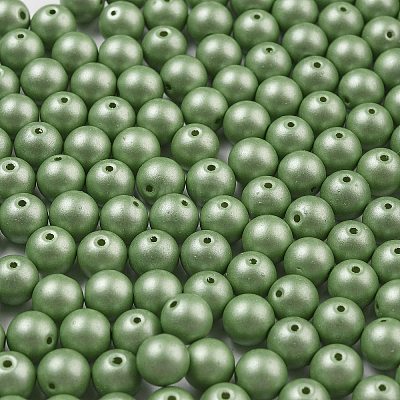 Baking Paint Glass Seed Beads SEED-A034-02I-1