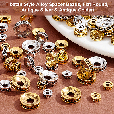   Tibetan Style Alloy Spacer Beads FIND-PH0005-93-1