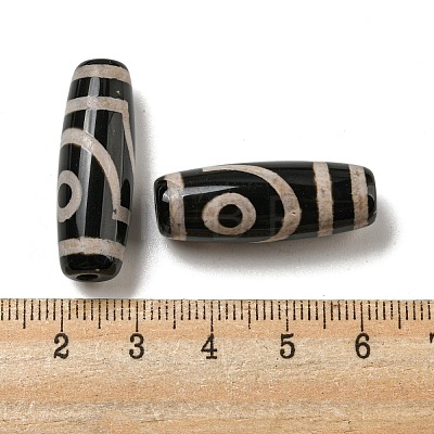 Tibetan Style dZi Beads Strands G-P526-B05-1