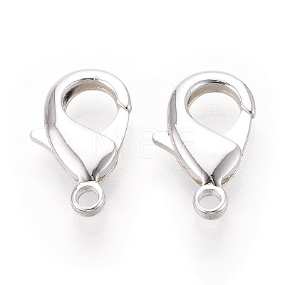 Brass Lobster Claw Clasps KK-YW0004-01D-S-1