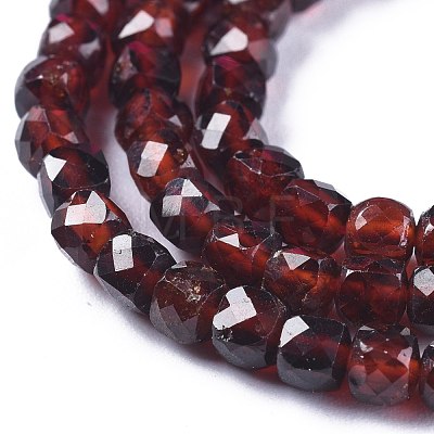 Natural Garnet Beads Strands G-E560-A18-1
