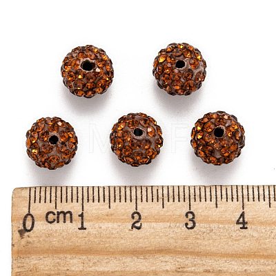Pave Disco Ball Beads RB-A130-10mm-22-1