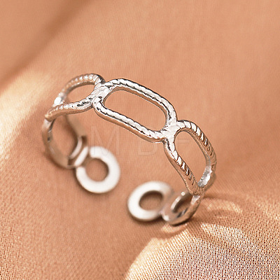 304 Stainless Steel Cuff Rings FS-WGFBCF4-04-1