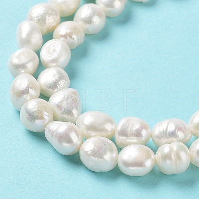 Natural Cultured Freshwater Pearl Beads Strands PEAR-Z002-12-1