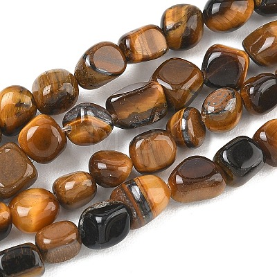 Natural Tiger Eye Beads Strands GG-CBA9392-33-1