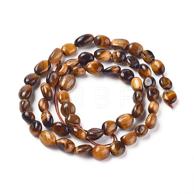 Natural Tiger Eye Beads Strands X-G-L478-45B-1