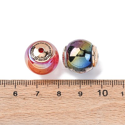 Opaque Luminous Resin & CCB Plastic Beads RESI-G119-15C-1