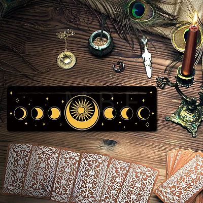 Carved Wooden Tarot Card Stand Holder DIY-WH0356-002-1